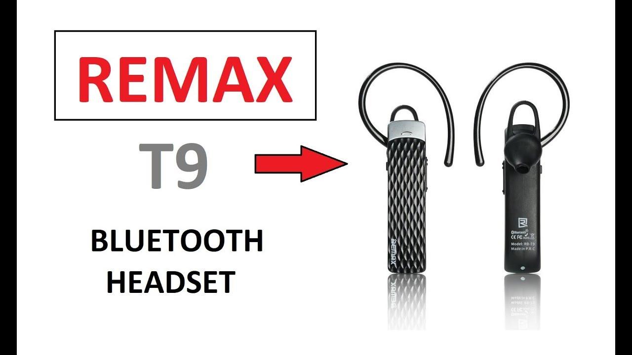Tai nghe Bluetooth Remax T9 (Đen - Trắng)