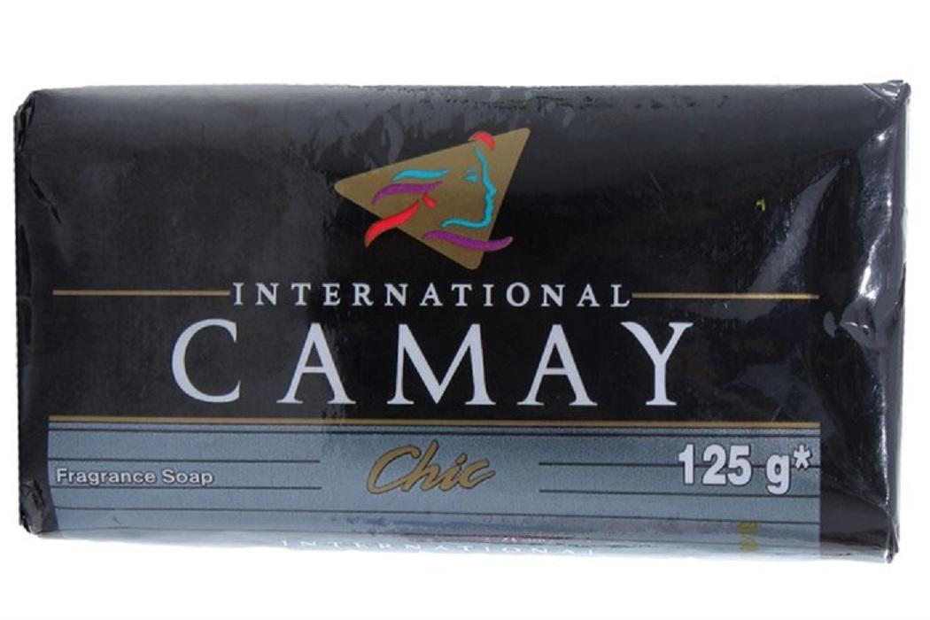 Combo 10 Cục Xà bông cục Camay Chic gói 125g đen
