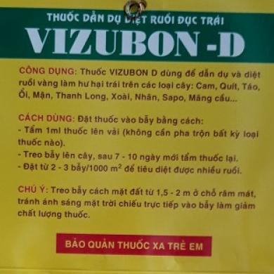 Thuốc diệt ruồi đục trái - Vizubon-D