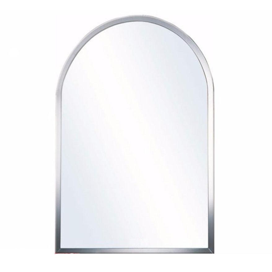 Gương phòng tắm cao cấp 45 x 60 Viền tròn ( kiếng cường lực 5mm ) 105b - Huy Tưởng