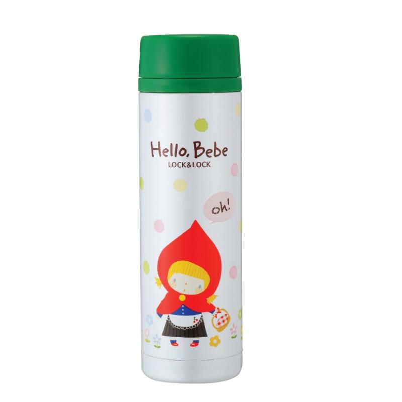 Bình Giữ Nhiệt cho bé Lock & Lock Hello Bebe  (330ml) - Xanh Lá