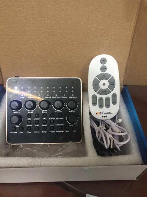 Sound card thu âm V10
