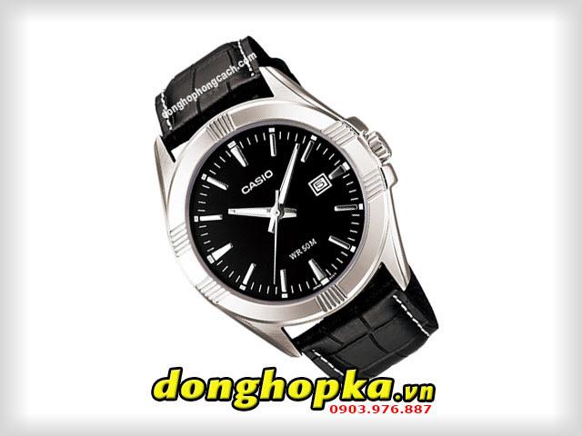 Đồng hồ nam dây da Casio MTP-1308L-1AVDF (Đen)