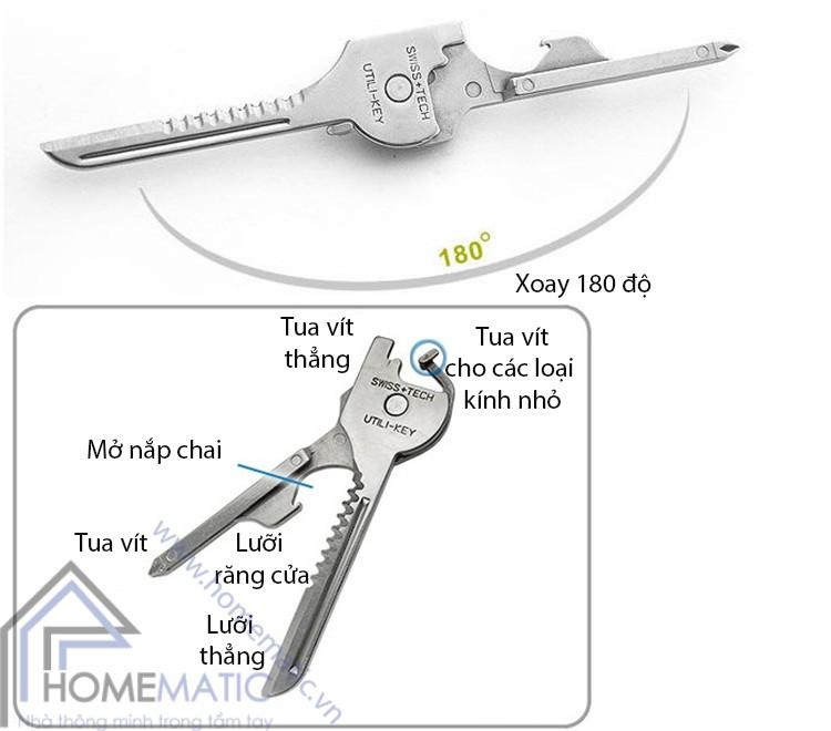 [HCM]Chìa khóa vạn năng utili key kiêm móc khóa