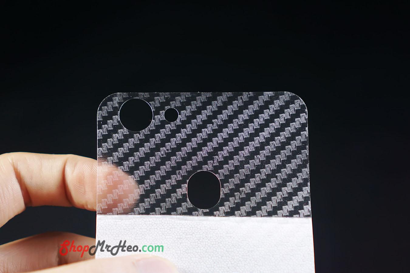 [HCM]Bộ 3 Skin Dán Mặt Lưng Vân 3D OPPO F5