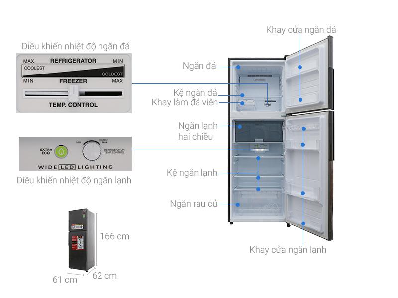 [GIAO TẠI HCM] -  TỦ LẠNH SHARP INVERTER 314 LÍT SJ-X316E-DS