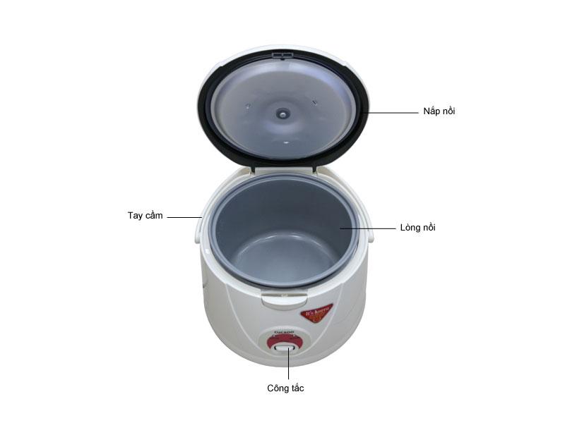 [HCM]Nồi cơm điện tử Cuckoo CR1021 ( trắng )