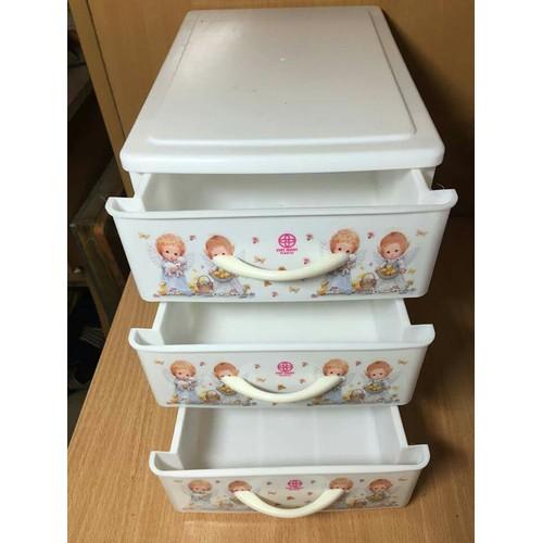 Tủ , hộp nhựa mini 4 ngăn Việt Nhật (26 x 18 x Cao 32cm)