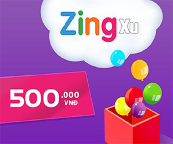 [HCM]Thẻ Game Zing 500.000 VNĐ & PHÍ CHUYỂN