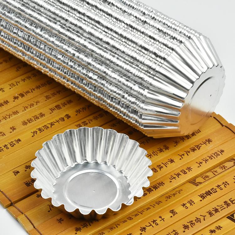 Bộ 10 Khuôn tart nhôm viền hoa