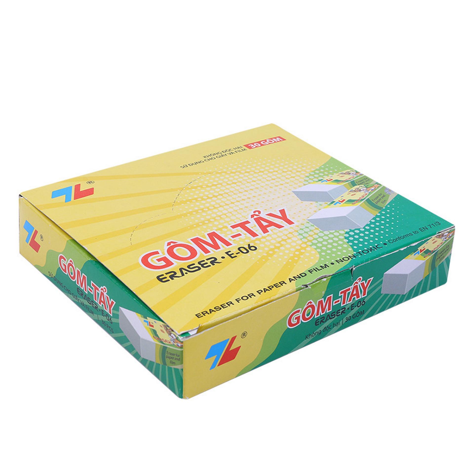 [HCM]BỘ 10 CỤC GÔM THIÊN LONG E-06