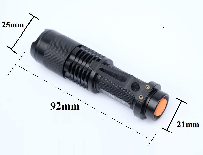 Đèn pin cực sáng SK68 (Tùy chọn pin)