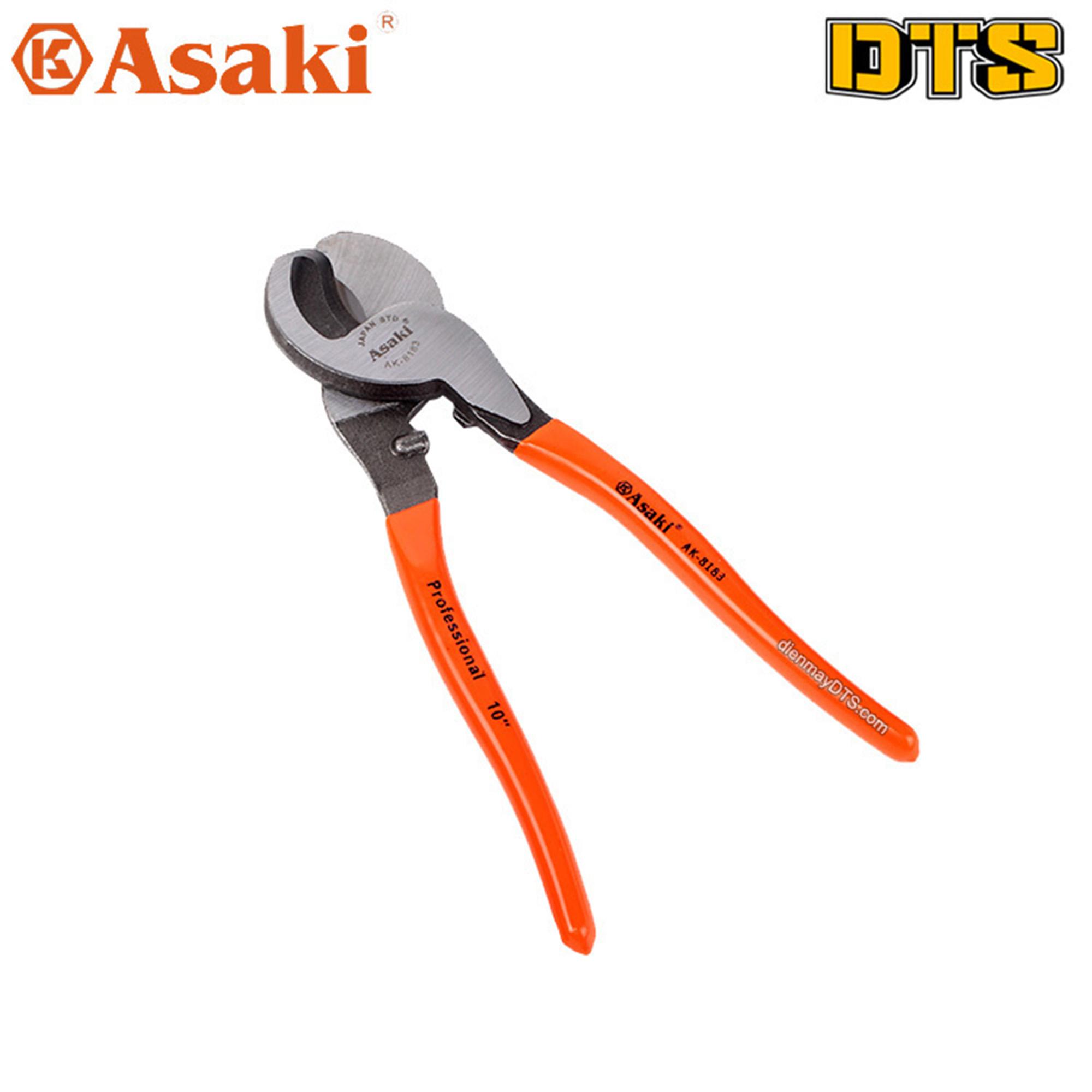 Kìm cắt cáp điện 60mm2 Asaki AK-8183 10inh-250mm