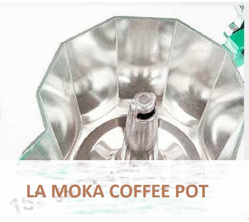 Bình pha cà phê Moka Pot 3 cup Đỏ Bordeaux