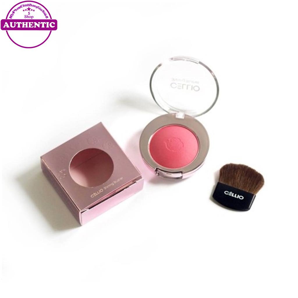 PHẤN MÁ HỒNG NGỌC TRAI CELLIO SHINING BLUSHER