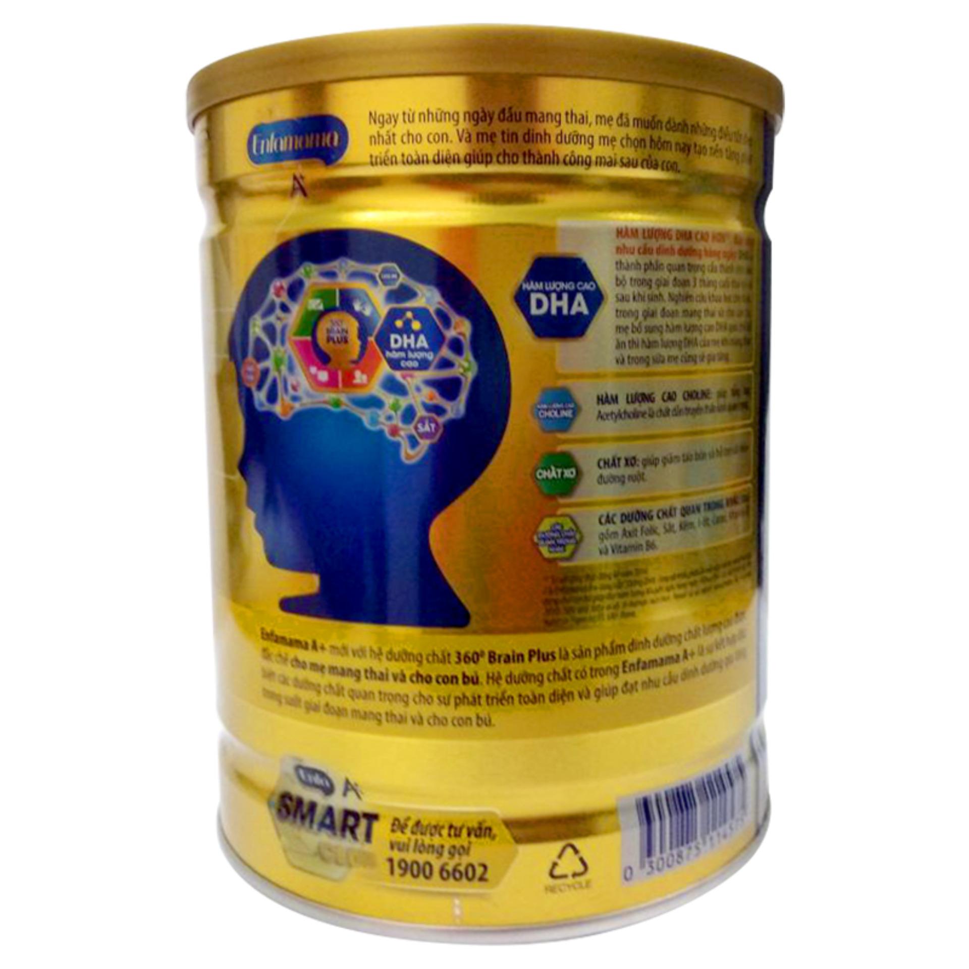 [HCM]Sữa bột Enfa Mama 360 830g (Socola)