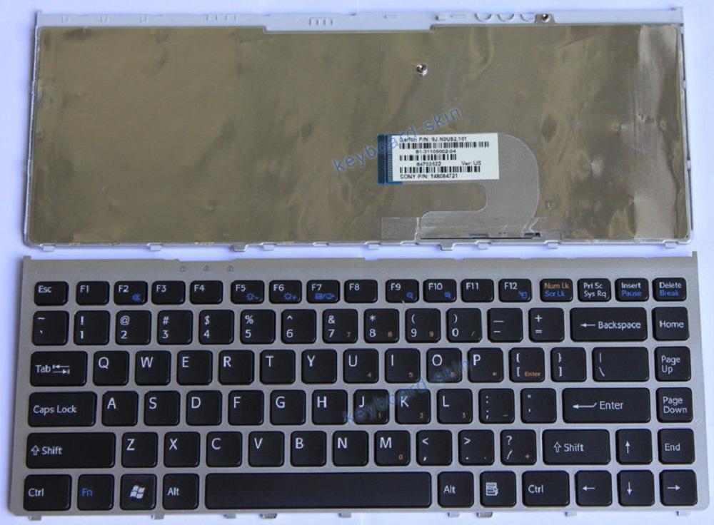 Bàn phím laptop Sony VGN FW đen