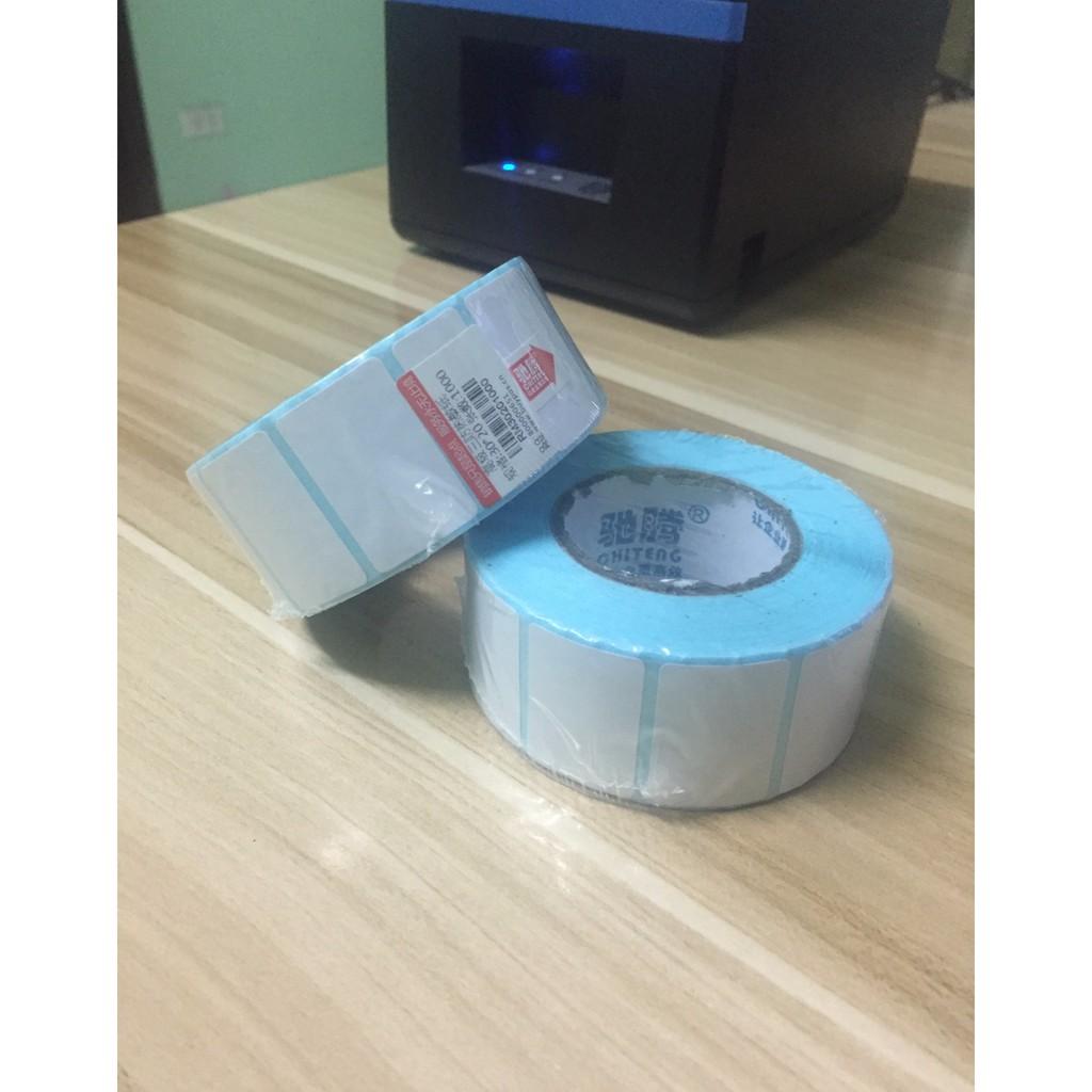 Combo 20 cuộn tem mã vạch 30x20mm mỗi cuộn 1100 tem