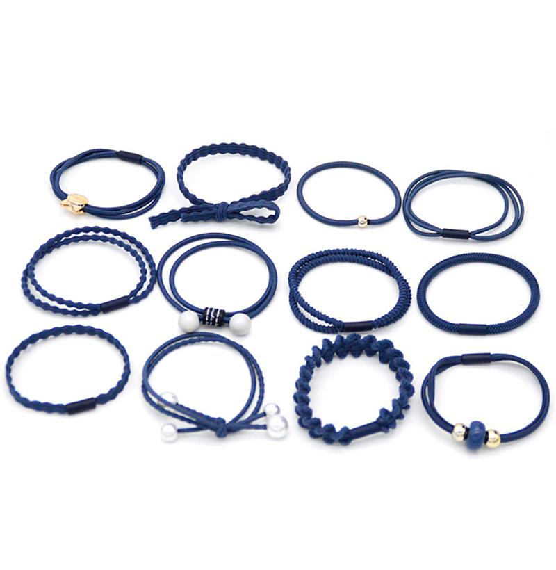 Set chun tóc, cột tóc, dây chun, phụ kiện tóc Hàn Quốc 12 mẫu  GTT1651