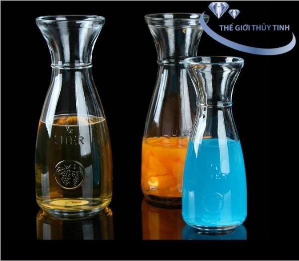 [HCM]LY THỦY TINH EO UỐNG SINH TỐ 500ML