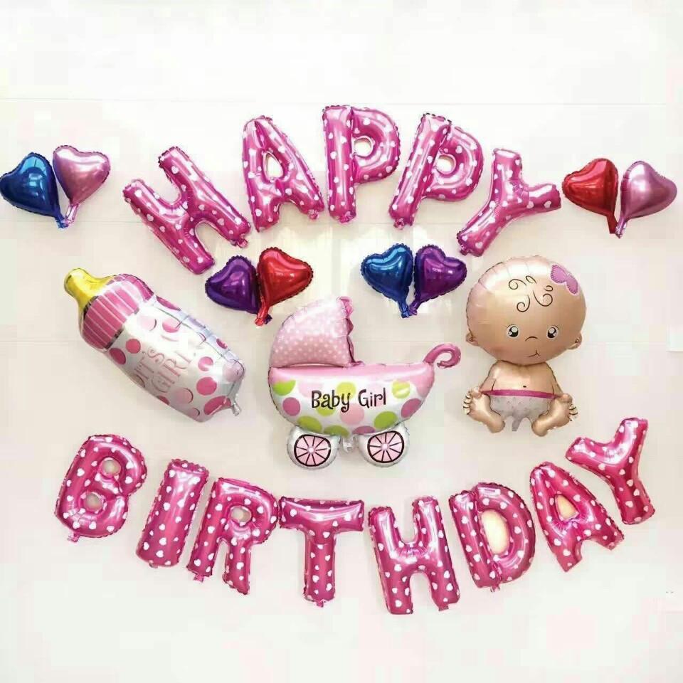 Bộ chữ happy birthday 