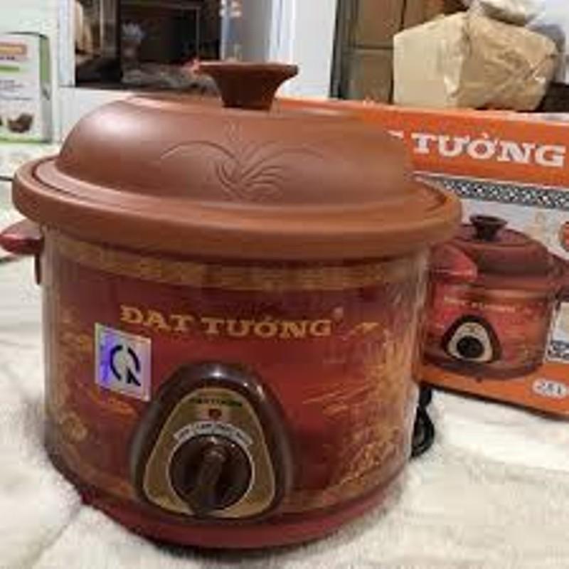 Nồi Hầm cháo, kho thịt cá 2.5 Lít Đạt Tường Màu Nâu