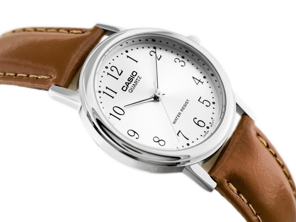 Đồng hồ nữ dây da Casio Anh Khuê LTP-1095E-7BDF