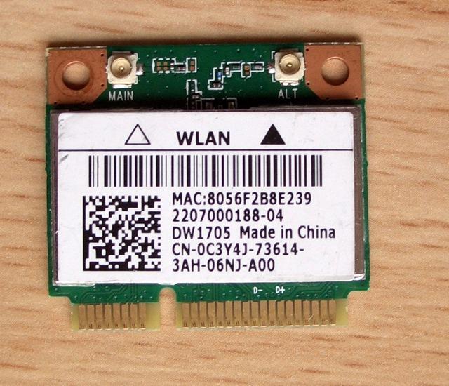 Card Dell Wireless+Bluetooth