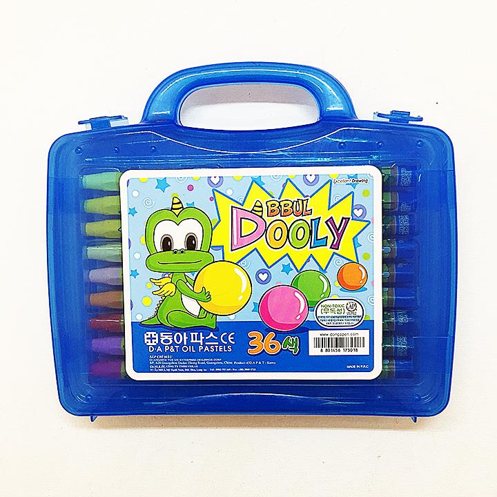 Bút Sáp Màu Dooly 36 Màu hộp nhựa