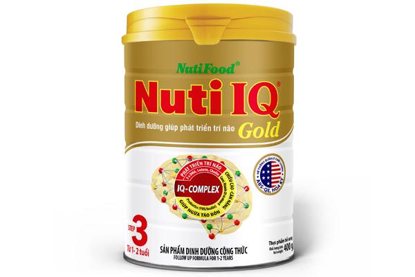 Sữa bột NutiFood IQ Gold Step 3 900g (cho bé 1-2 tuổi)