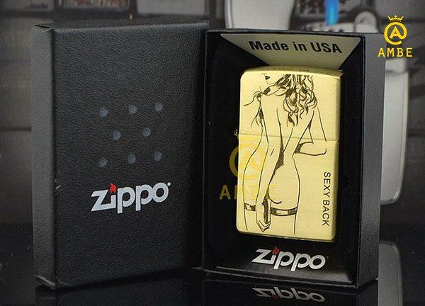 Bật lửa Zippo hình cô gái Sexy-back Z08