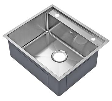 Chậu rửa bát inox 304( 60cm x 45cm)- tặng kèm giá inox để trên chậu rửa bát