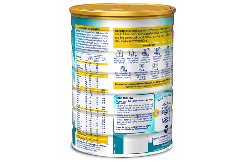Sữa bột Nestle NAN Optipro số 3 lon 900g (cho bé 1 - 2 tuổi)