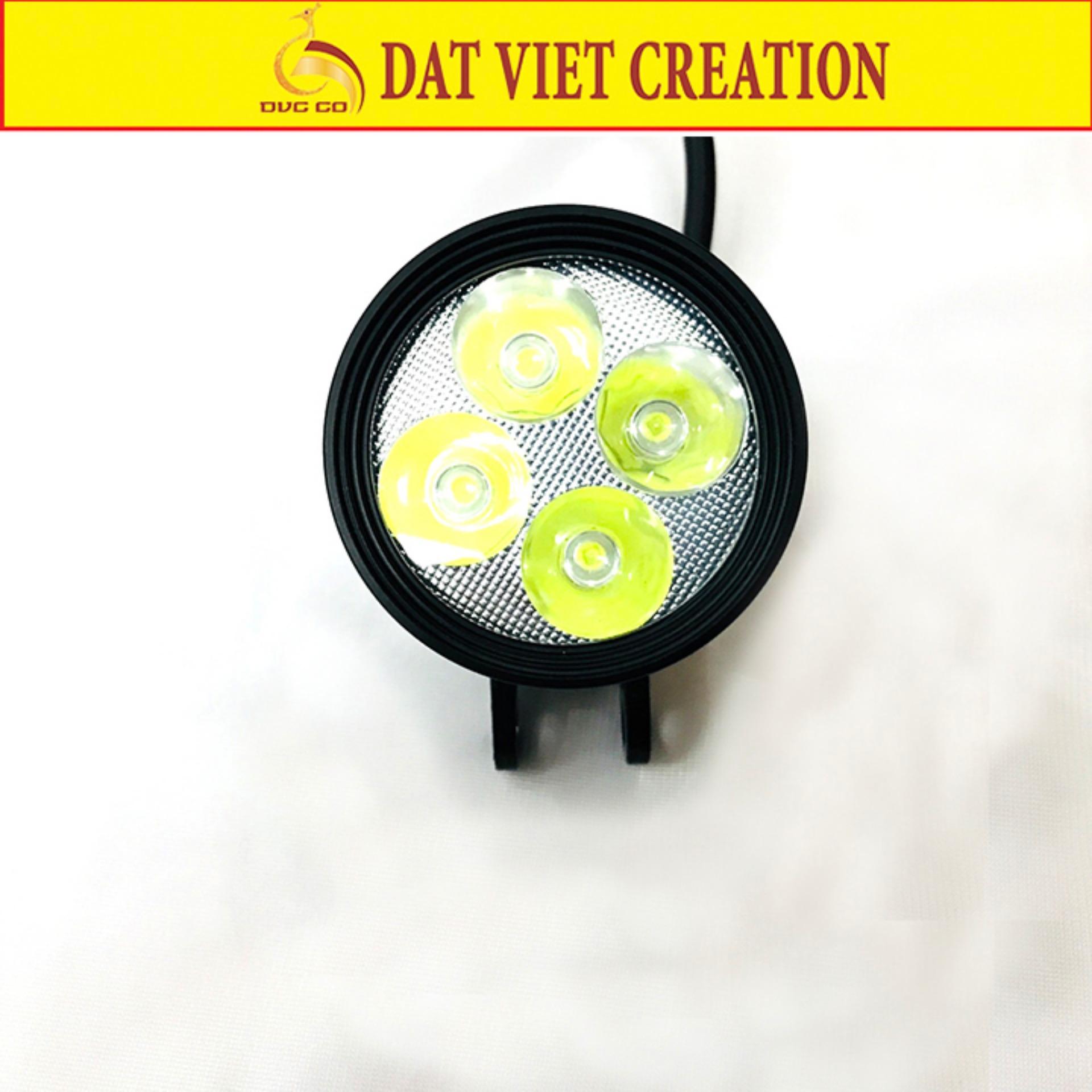Đèn pha led trợ sáng L4 CYT gắn xe máy 4