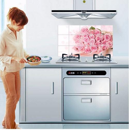 Miếng dán bếp cách nhiệt cỡ lớn HOA HỒNG