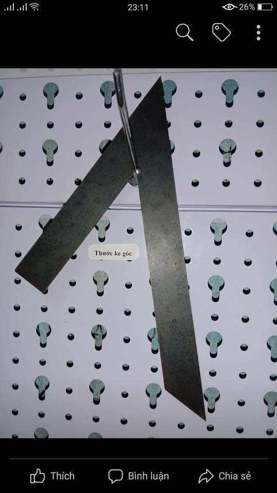 thước ke góc 45 độ