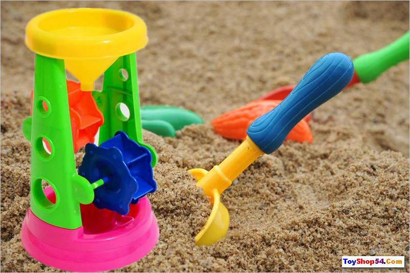 Bộ đồ chơi xúc cát có guồng quay