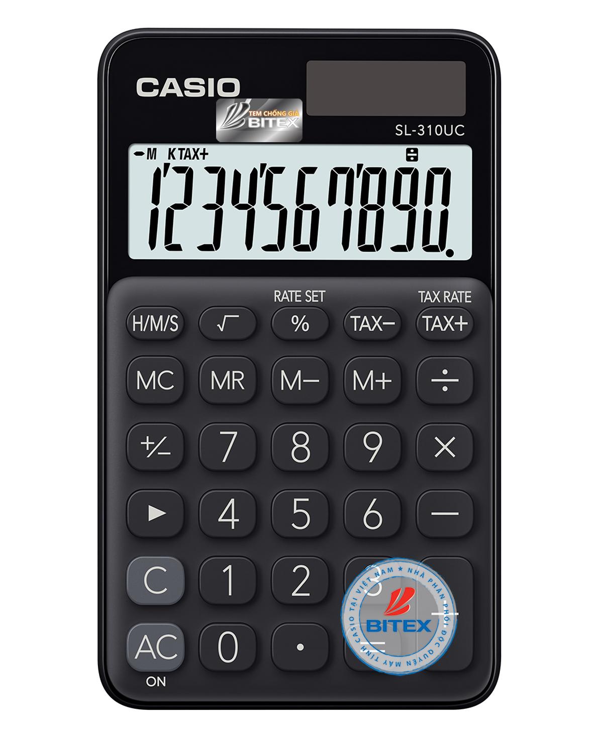 [HCM]Máy tính sắc màu Casio SL310UC