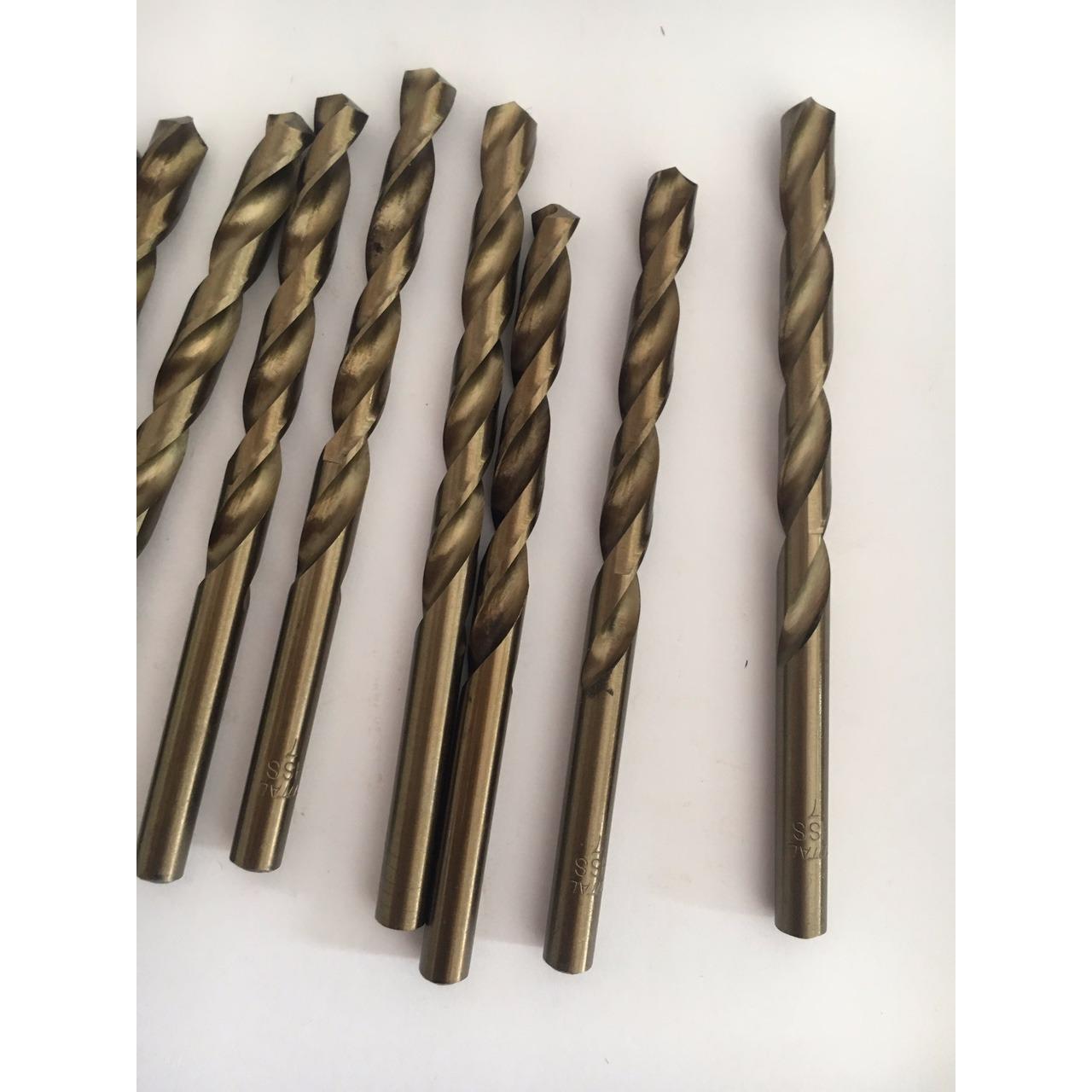 7.5MM BỘ 10 MŨI KHOAN SẮT TOTAL TAC100753