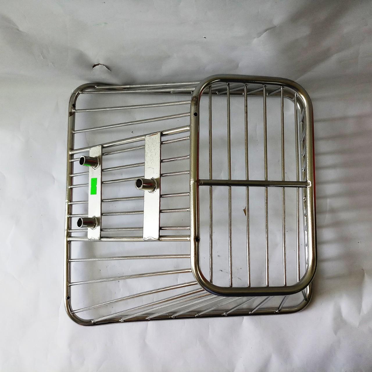 RXM0027 Rổ/giỏ xe WAVE RS SỌOC INOX 10mm
