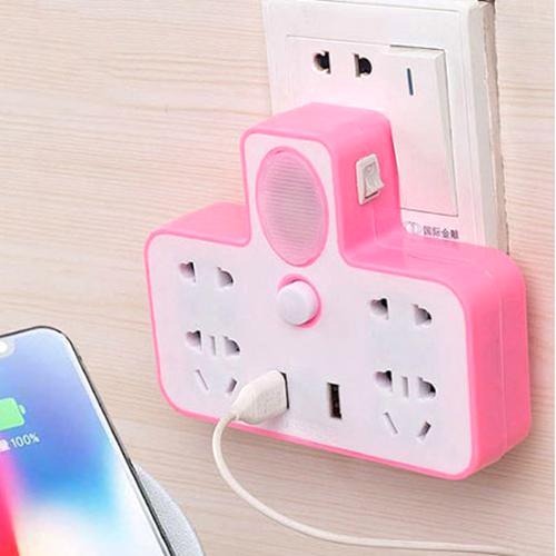 Ổ cắm điện 2 cổng USB có đèn ngủ