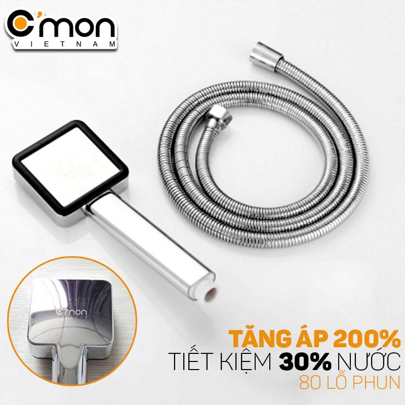 Bộ vòi sen tăng áp 200% c'mon ts-06 + dây sen