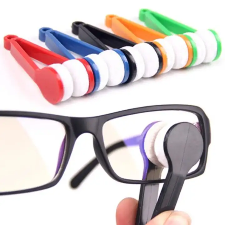 Dụng cụ lau mắt kính nhỏ gọn, tiện lợi ( màu ngẫu nhiên) | Lazada.vn