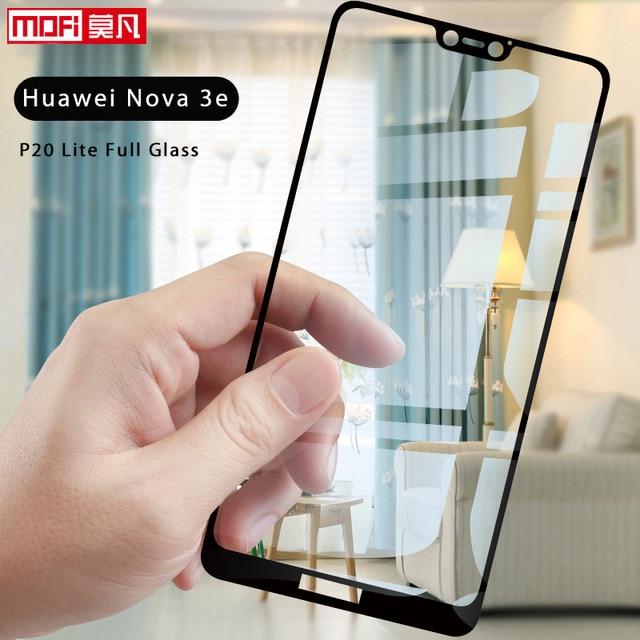 Kính cường lực Huawei Nova 3e / P20 Lite Đen (Full Màn, Full Keo)