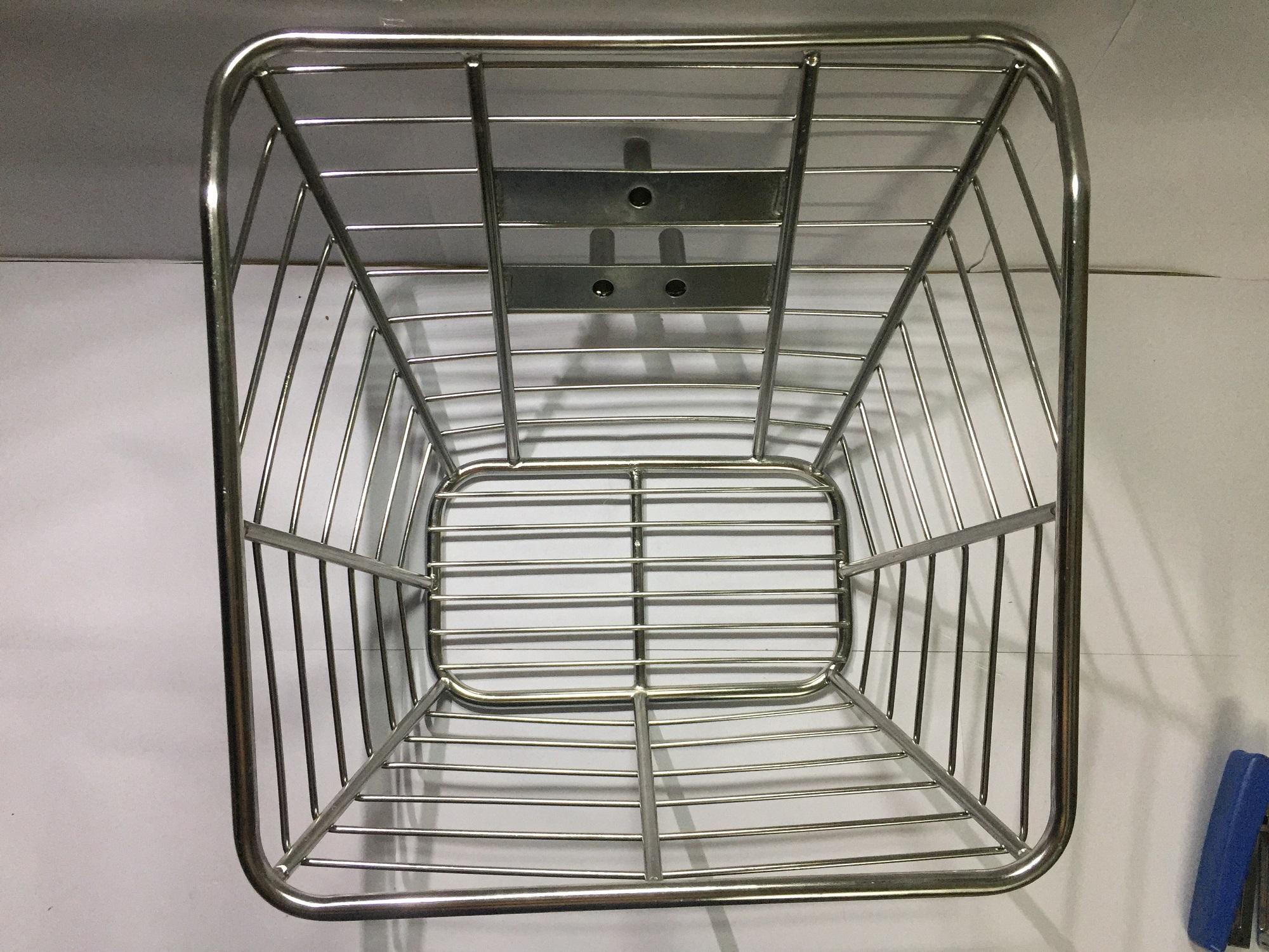 Rổ xe máy RỔ INOX 10LY cho xe SIRIUS (màu bạc)