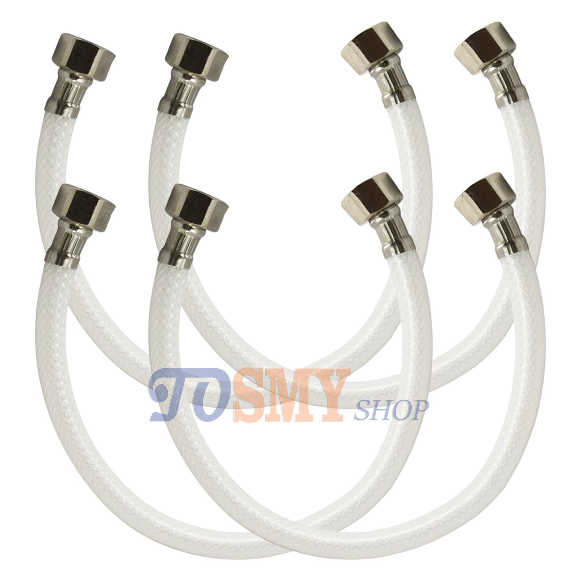 Bộ 4 dây cấp nước nhựa tán thau 80cm dc01
