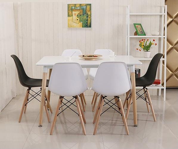 Kachi – Bàn chữ nhật Eames FT-70 (BE4) màu trắng