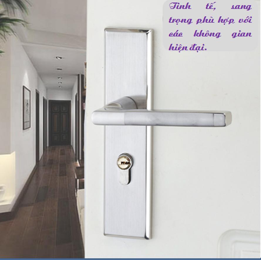 Khóa cửa tay gạt Inox Canadi MS6A