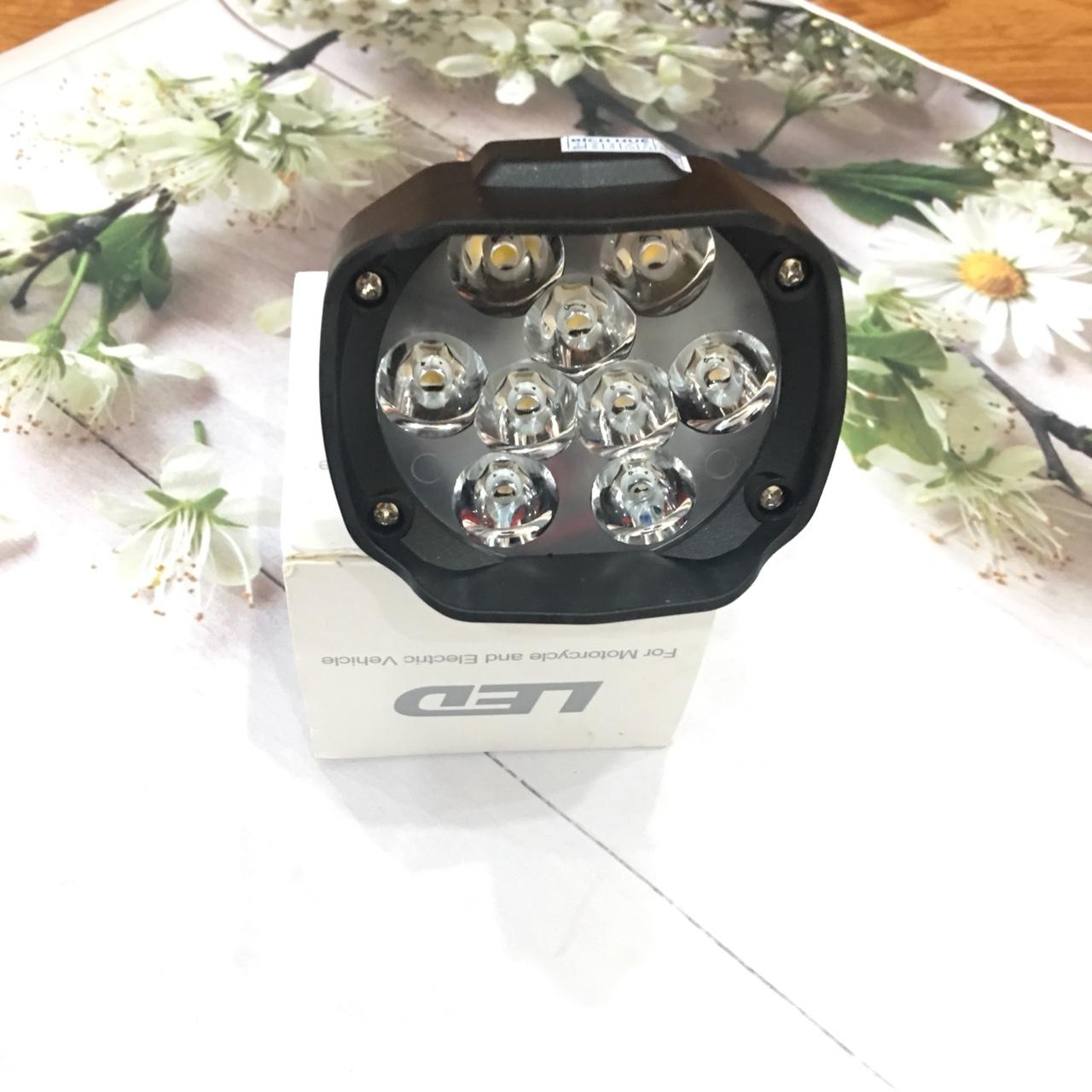 Đèn led trợ sáng L5 9 bóng led cho xe máy