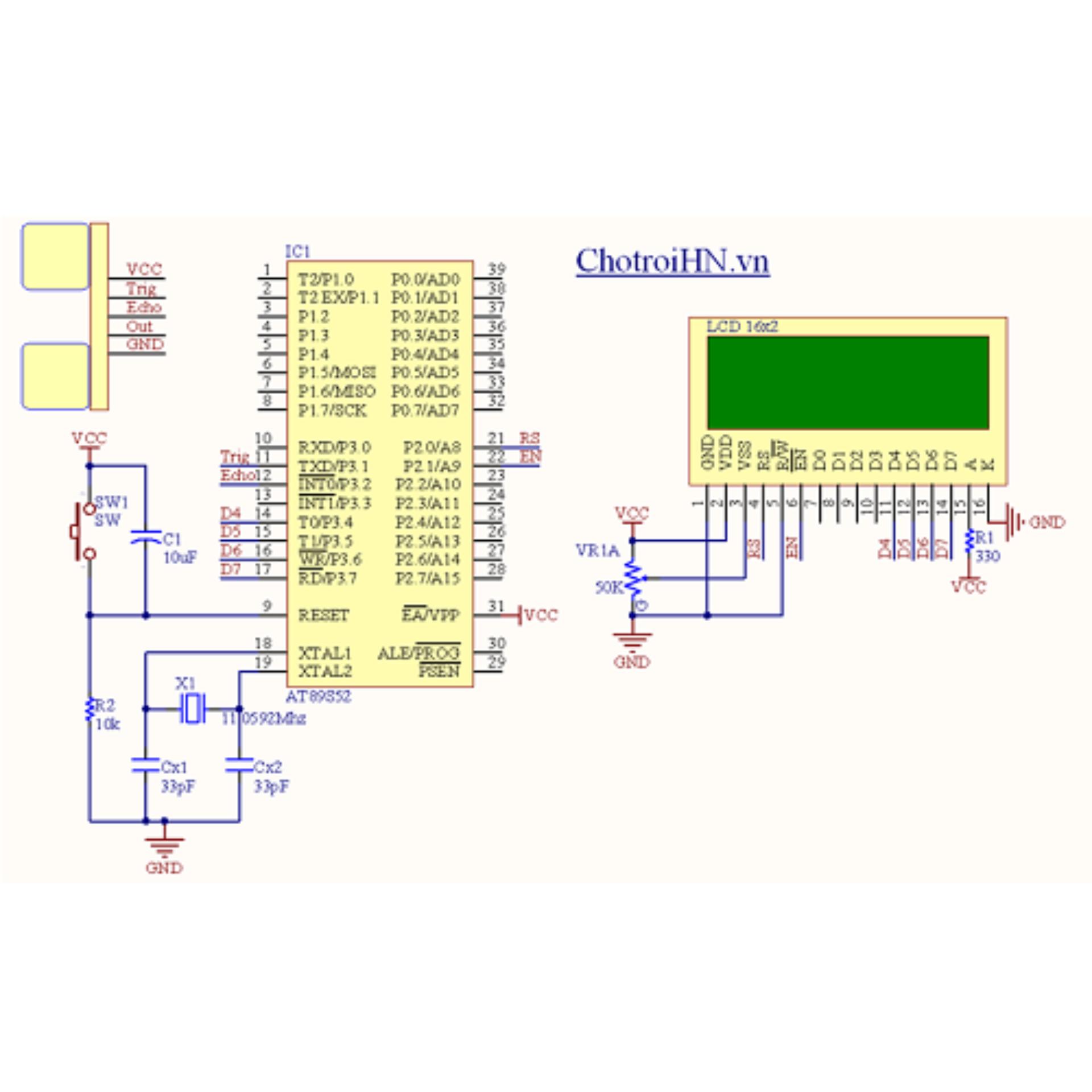 Module Cảm Biến Siêu Âm SRF05